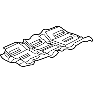 Saturn 12566872 Oil Pan Baffle