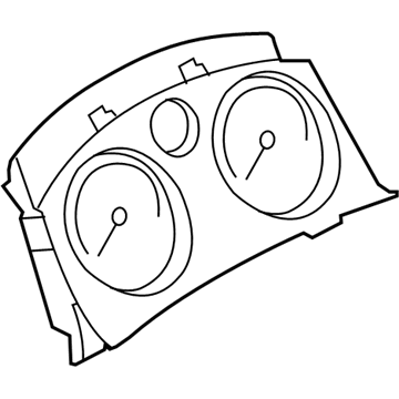Saturn 13309075 Instrument Cluster