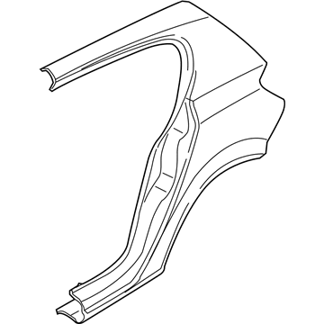 Saturn 13168051 Outer Quarter Panel