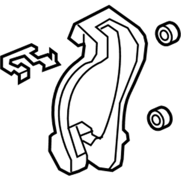 Saturn Brake Caliper Bracket - 88965672