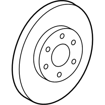 Chevy Traverse Brake Rotor - 22955495