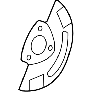 Chevy Backing Plate - 10390112
