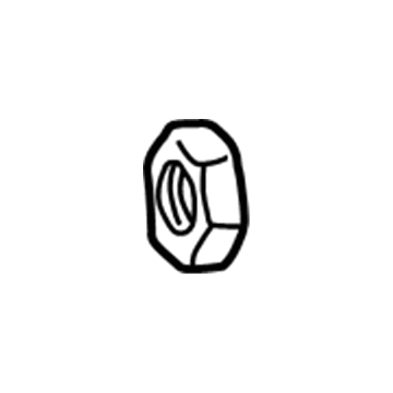 Chevy 1911324 Fan Nut