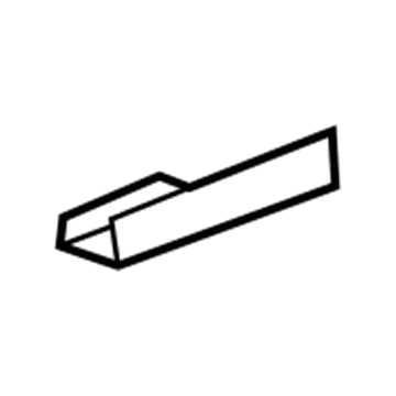 GM 23173892 Track Cover, Rear 23173892 GM Track Cover, Rear Illustration 1 of 1