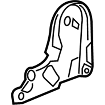 GM 23276703 Inner Finish Panel, Black, Rear 23276703 GM Inner Finish Panel, Black, Rear Illustration 1 of 1