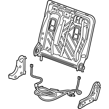 84155926 GM Seat Back Frame, Rear Illustration 1 of 1