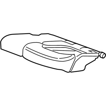 GM 23267189 Seat Cushion Pad, Rear 23267189 GM Seat Cushion Pad, Rear Illustration 1 of 1