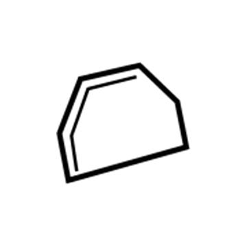 GM 92196496 Water Deflector Seal 92196496 GM Water Deflector Seal Illustration 1 of 1