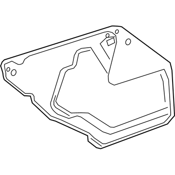 GM 92271281 Water Deflector 92271281 GM Water Deflector Illustration 1 of 1