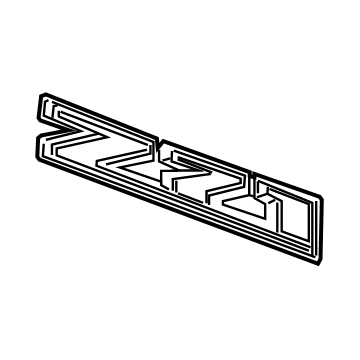 GM 22774903 Decal, Outer 22774903 GM Decal, Outer Illustration 1 of 1