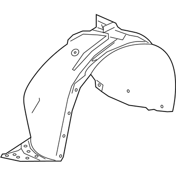 Cadillac 84649502 Fender Liner