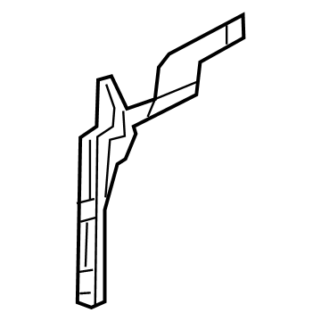 GM 87820214 Splash Shield, Front Inner Driver Side 87820214 GM Splash Shield, Front Inner Driver Side Illustration 1 of 1