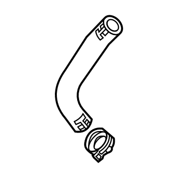 Chevy Silverado 1500 LTD Radiator Hose - 55496921