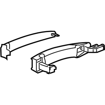 Chevy Impala Exterior Door Handle - 13521804