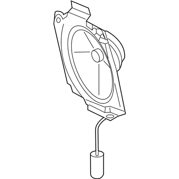 Chevy 15176760 Rear Driver Speaker