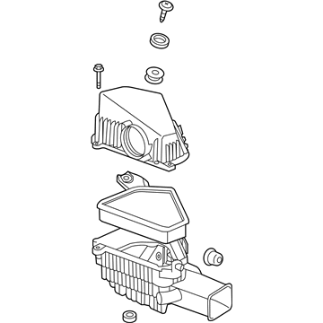 20821357 GM Air Cleaner Assembly Illustration 1 of 1