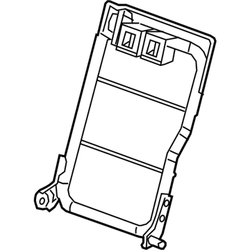 GM 23382791 Seat Back Frame, Rear 23382791 GM Seat Back Frame, Rear Illustration 1 of 1