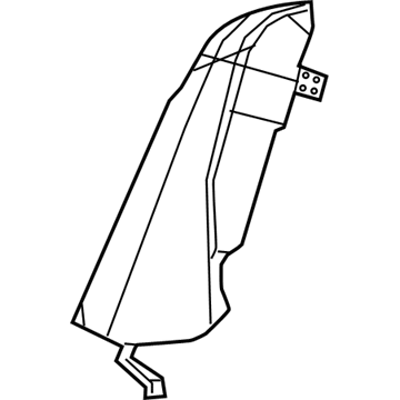 GM 26692754 Bolster Pad, Rear 26692754 GM Bolster Pad, Rear Illustration 1 of 1