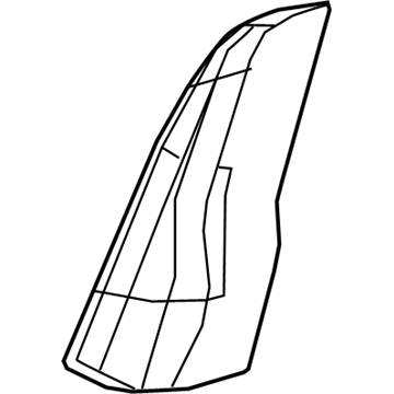 GM 26210903 Bolster Cover, Rear 26210903 GM Bolster Cover, Rear Illustration 1 of 1