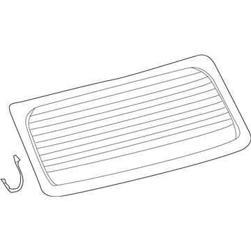 Pontiac 19184172 Lift Gate Glass