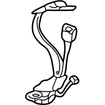 Chevy 12384121 Center Seat Belt