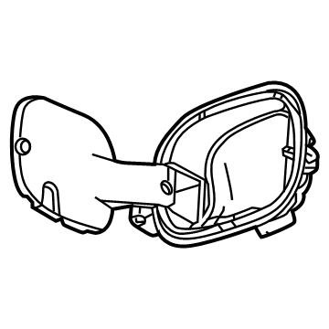 GM 86805356 Housing, Fuel Tank Filler 86805356 GM Housing, Fuel Tank Filler Illustration 1 of 1