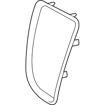 25831818 GM Trim Ring, Front Upper Passenger Side Illustration 1 of 1