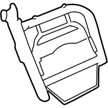 Pontiac 16816294 Seat Back Frame
