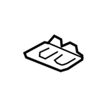 GM 23393555 Antenna Cable Bracket 23393555 GM Antenna Cable Bracket Illustration 1 of 1