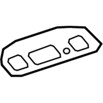 84260152 GM Courtesy Lamp, Ash Gray, Rear Illustration 1 of 1