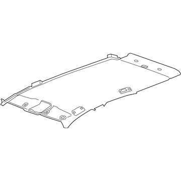 GM 84490253 Headliner, Light Gray 84490253 GM Headliner, Light Gray Illustration 1 of 1