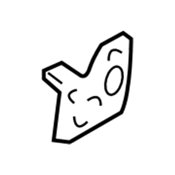GM 5480507 Side Panel Bracket, Passenger Side 5480507 GM Side Panel Bracket, Passenger Side Illustration 1 of 1