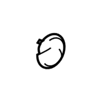 95971304 GM Recline Lever Cap Illustration 1 of 1