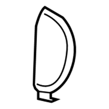 GM 15839737 Side Trim, Driver Side 15839737 GM Side Trim, Driver Side Illustration 1 of 1
