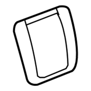 GM 15211886 Center Bezel, Wood 15211886 GM Center Bezel, Wood Illustration 1 of 1