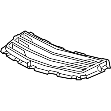 GM 23120088 Vent, Carbon Fiber 23120088 GM Vent, Carbon Fiber Illustration 1 of 1