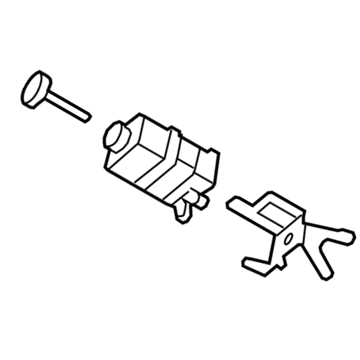 GM 25879975 Reservoir 25879975 GM Reservoir Illustration 1 of 1