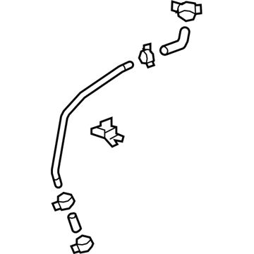 GM 22913984 Power Steering Pressure Hose 22913984 GM Power Steering Pressure Hose Illustration 1 of 1