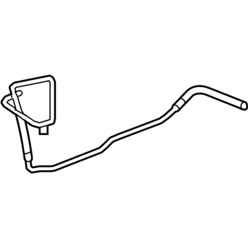 GM 22915139 Power Steering Return Hose 22915139 GM Power Steering Return Hose Illustration 1 of 1