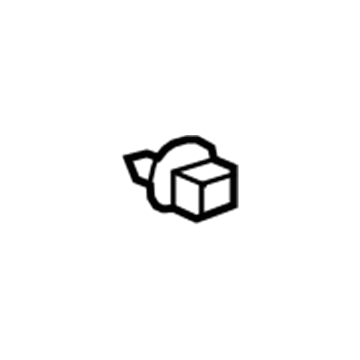 GM 25776286 Lower Return Tube Clip 25776286 GM Lower Return Tube Clip Illustration 1 of 1