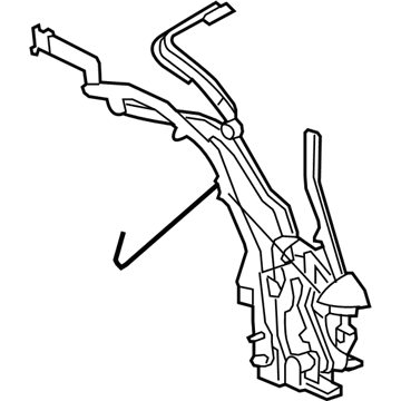 19120112 GM Side Frame, Passenger Side Illustration 1 of 1