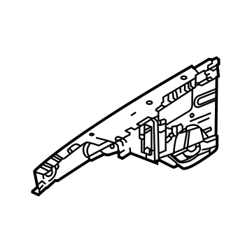 GM 60003497 Upper Rail, Front Driver Side 60003497 GM Upper Rail, Front Driver Side Illustration 1 of 1