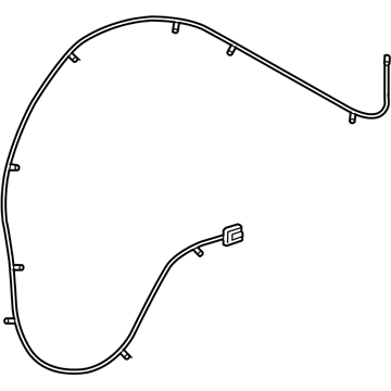 GM 15258432 Antenna Cable 15258432 GM Antenna Cable Illustration 1 of 1