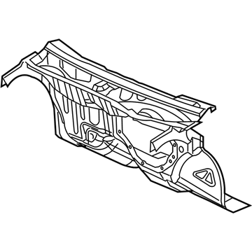 GM 25806611 Lower Dash Panel 25806611 GM Lower Dash Panel Illustration 1 of 1