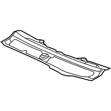 GM 22711423 Cowl Grille 22711423 GM Cowl Grille Illustration 1 of 1