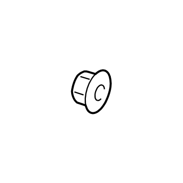 Chevy 11546379 Tow Hook Nut