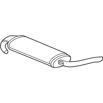 GM 15898905 Intermediate Pipe 15898905 GM Intermediate Pipe Illustration 1 of 1
