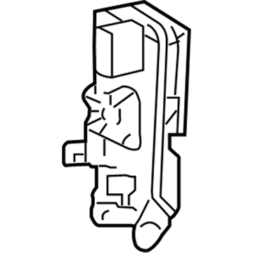 25955875 GM Lock, Rear Driver Side Illustration 1 of 1