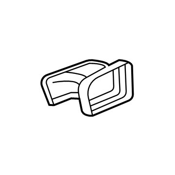 GM 84002301 Air Outlet Duct, Passenger Side 84002301 GM Air Outlet Duct, Passenger Side Illustration 1 of 1