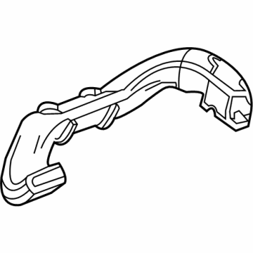 GM 84526518 Outlet Duct, Driver Side 84526518 GM Outlet Duct, Driver Side Illustration 1 of 1